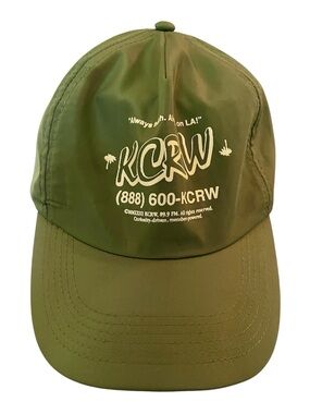 Vintage Los Angeles KCRW 89.9 FM radio station hat